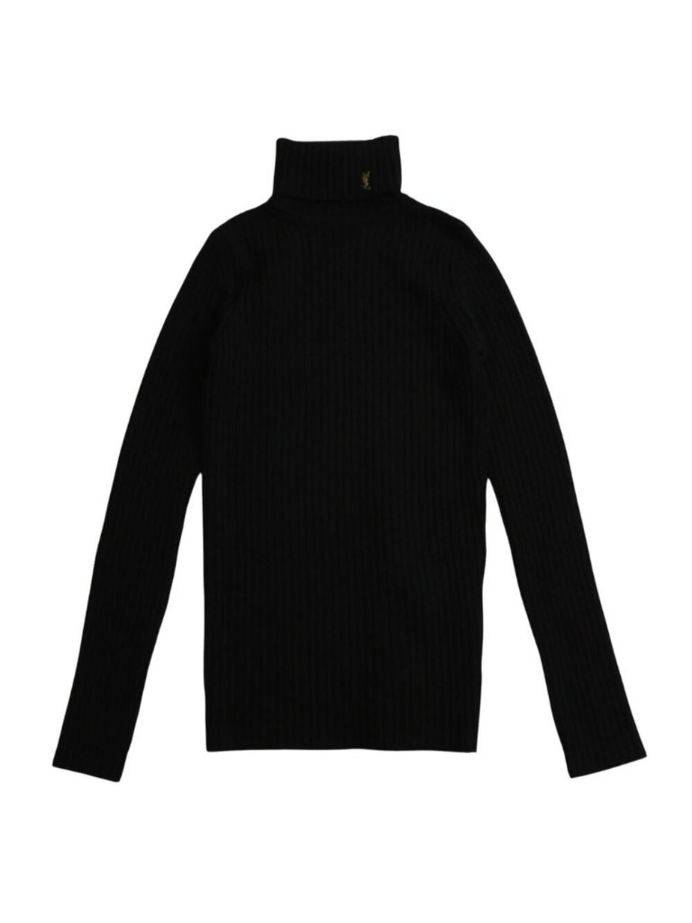 Saint Laurent Yves Black Knit Turtleneck Sweater XS